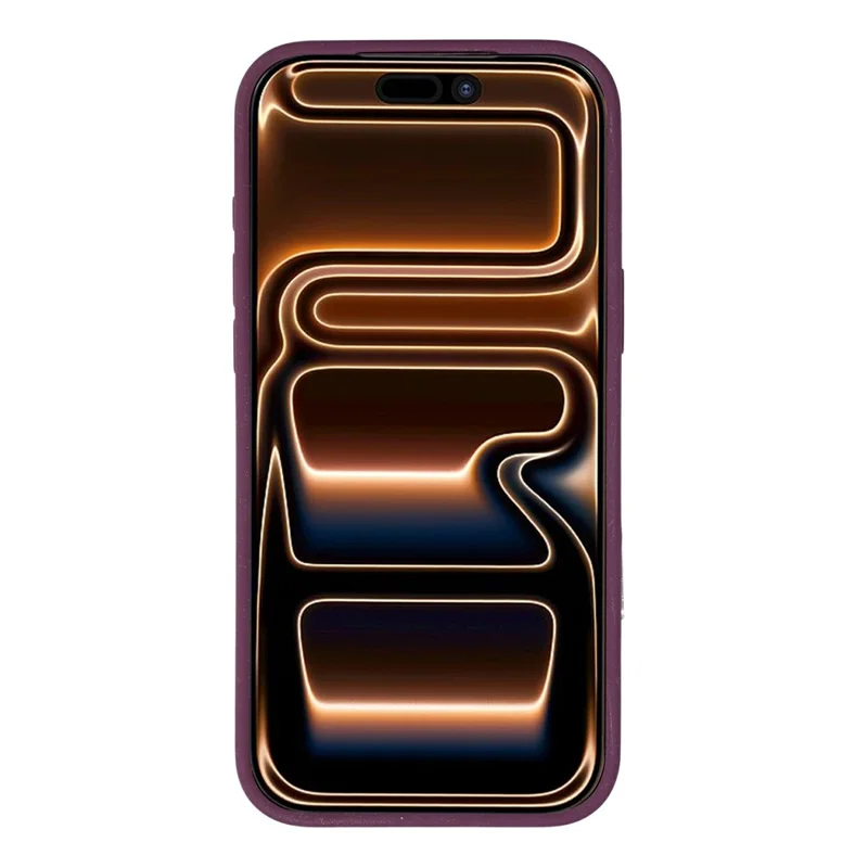 YOUNGKIT Morandi-serie til iPhone 18 Pro / 17 Pro Magnetisk hylster i flydende silikone og PC - Kirsebær rød