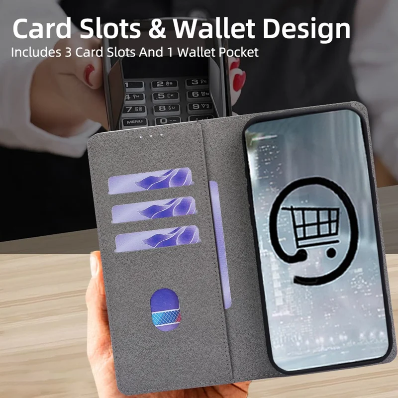 For iPhone 16 Pro Max Case Pattern Printed Magnetic Closure PU Leather Wallet Phone Cover - QMFD0005