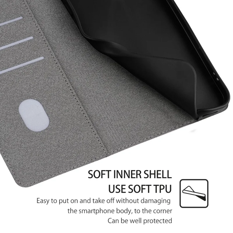 Coque pour iPhone 18 Pro Max / 17 Pro Max avec motif imprimé, fermeture magnétique, étui portefeuille en cuir PU - QMHD0008