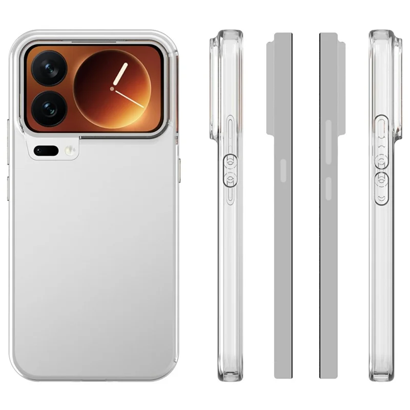 Bulk Purchasing For Xiaomi 18 Pro Max Case Watermark-Resistant TPU Phone Back Cover - Transparent