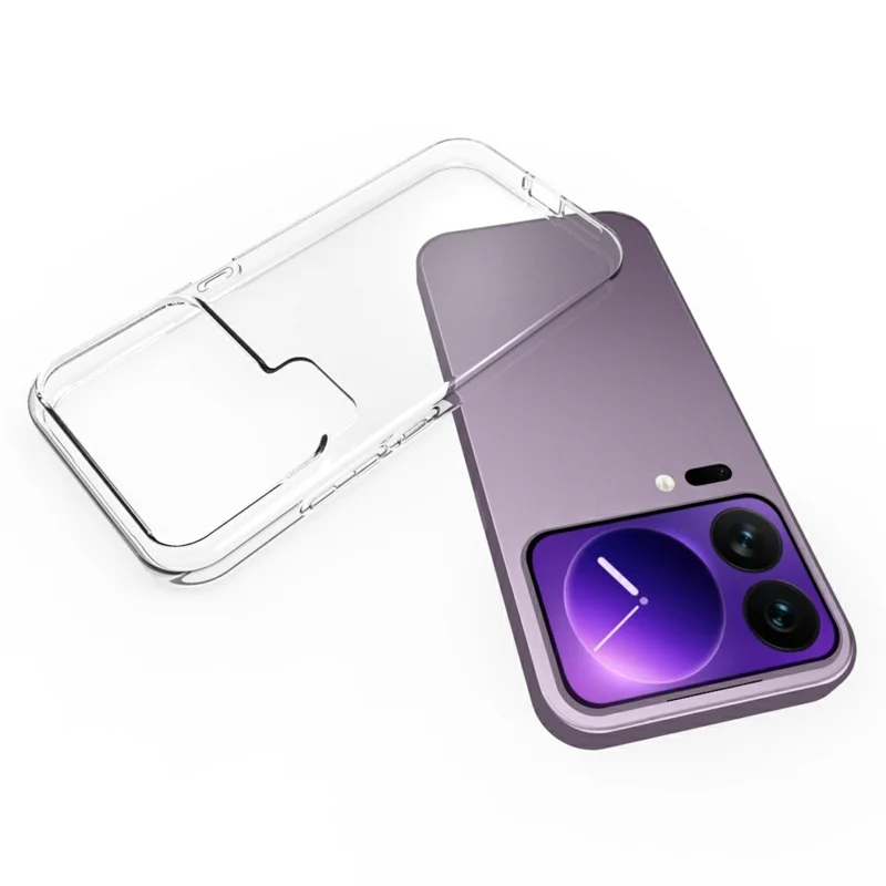 For Xiaomi 18 Pro Case Watermark Resistant TPU Phone Back Cover - Transparent