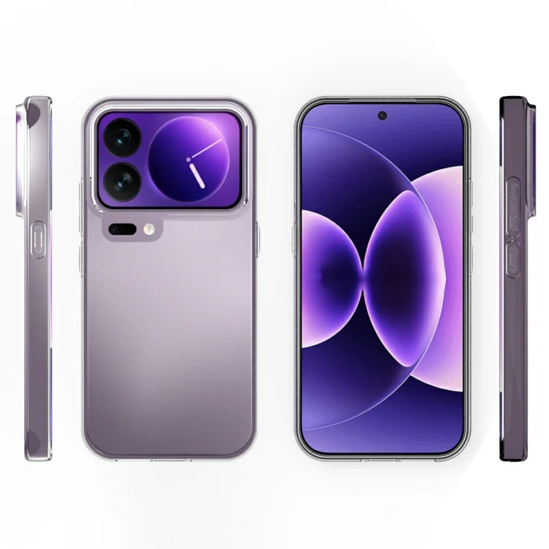 For Xiaomi 18 Pro Case Watermark Resistant TPU Phone Back Cover - Transparent