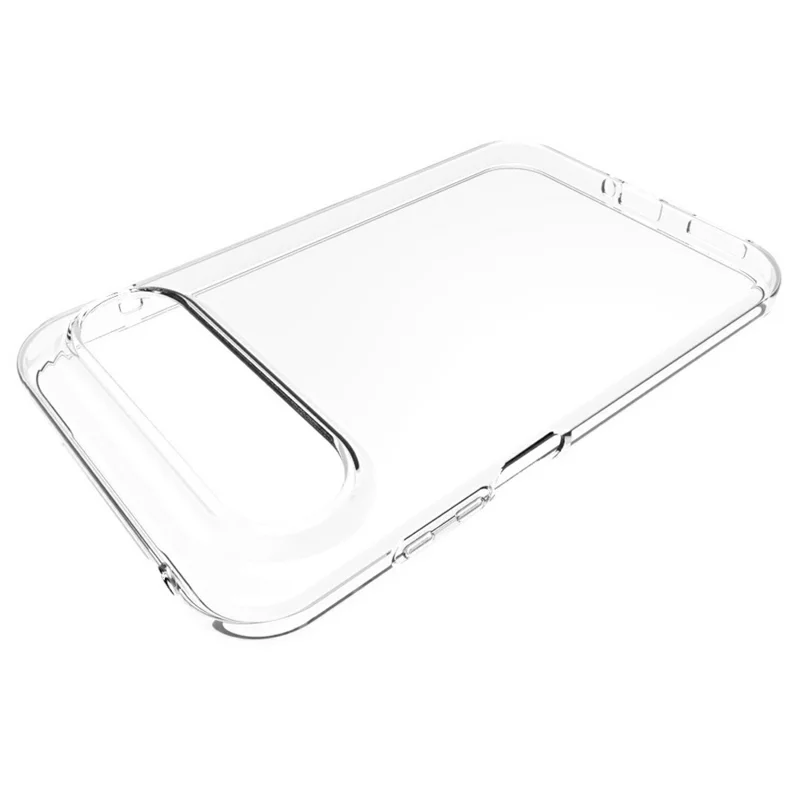 For Huawei Pura X View Case Watermark Resistant TPU Phone Back Cover - Transparent