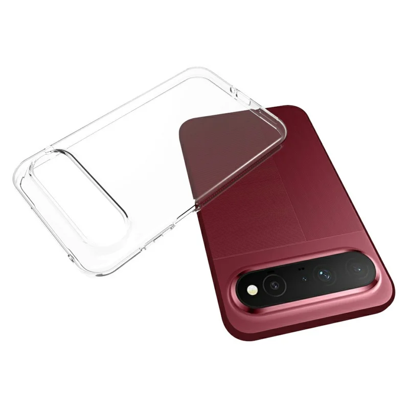 For Huawei Pura X View Case Watermark Resistant TPU Phone Back Cover - Transparent