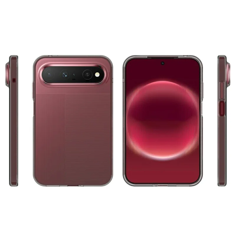 For Huawei Pura X View Case Watermark Resistant TPU Phone Back Cover - Transparent