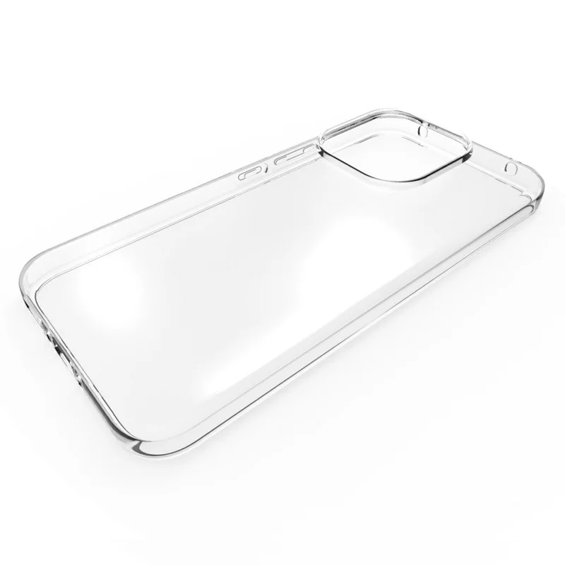 For vivo V80 Lite 5G Case Watermark Resistant TPU Phone Back Cover - Transparent