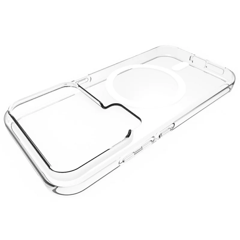 For Xiaomi 18 Pro Magnetic Case Watermark-Resistant TPU Phone Back Cover - Transparent