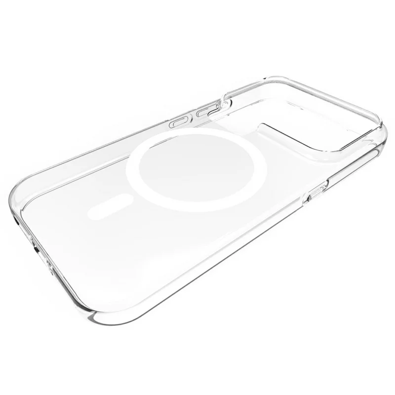 For Xiaomi 18 Pro Magnetic Case Watermark-Resistant TPU Phone Back Cover - Transparent