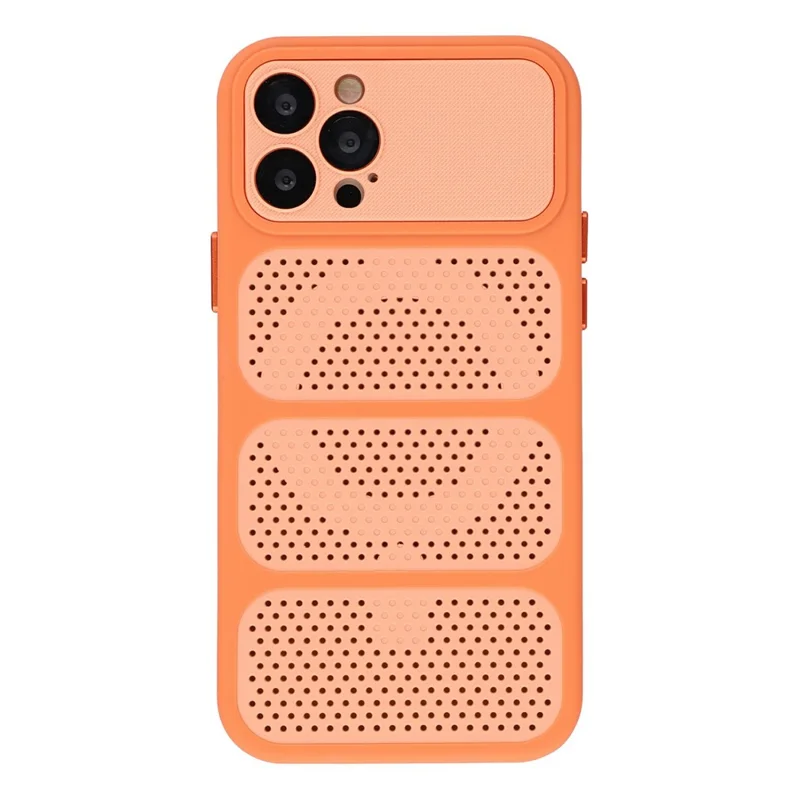 Für iPhone 12 Pro Hülle kompatibel mit MagSafe Dreifach belüftete Kühlung PC+TPU Handyhülle - Orange
