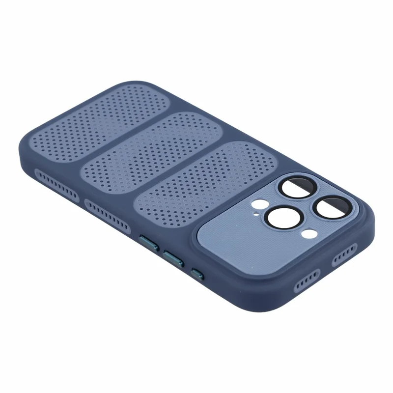 For iPhone 13 Pro Case Compatible with MagSafe Triple Vented Cooling PC+TPU Phone Cover - Blue