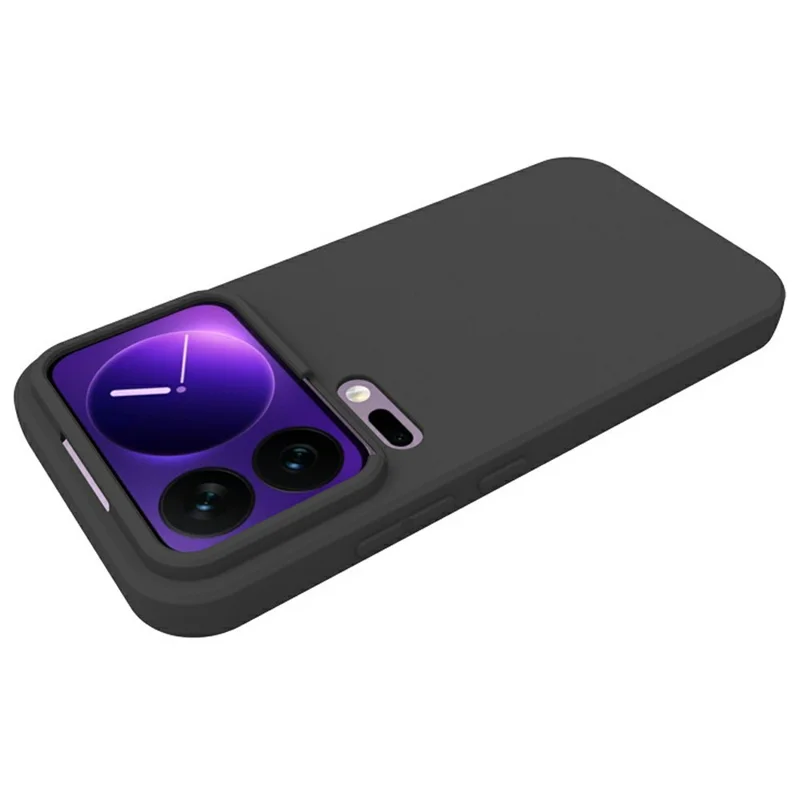 For Xiaomi 18 Pro Case Matte Finish Soft TPU Phone Cover - Black