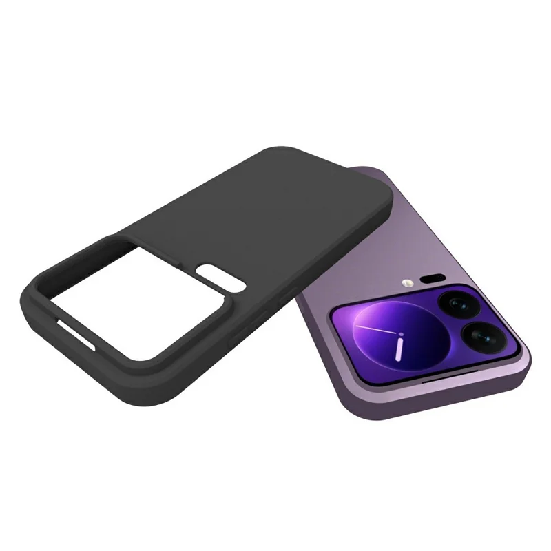 For Xiaomi 18 Pro Case Matte Finish Soft TPU Phone Cover - Black