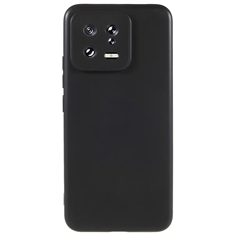 Для Xiaomi 13 5G Черный Сотовый Телефон Обложка Глянцевая Гибкая Тпу Корпус Против Сцена.