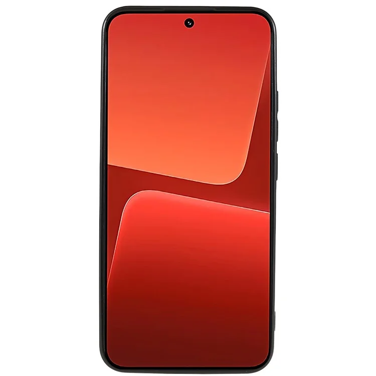 Для Xiaomi 13 5G Черный Сотовый Телефон Обложка Глянцевая Гибкая Тпу Корпус Против Сцена.
