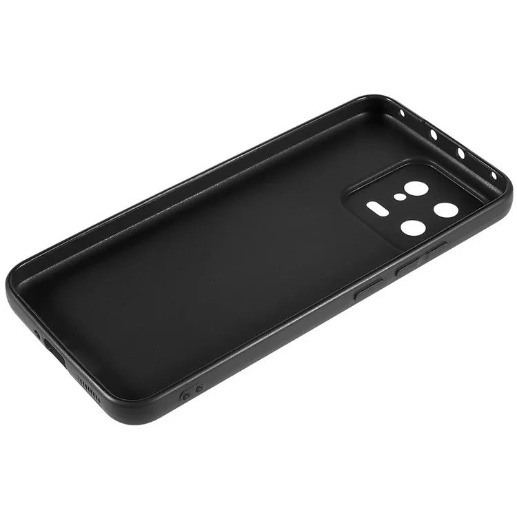 Для Xiaomi 13 5G Черный Сотовый Телефон Обложка Глянцевая Гибкая Тпу Корпус Против Сцена.