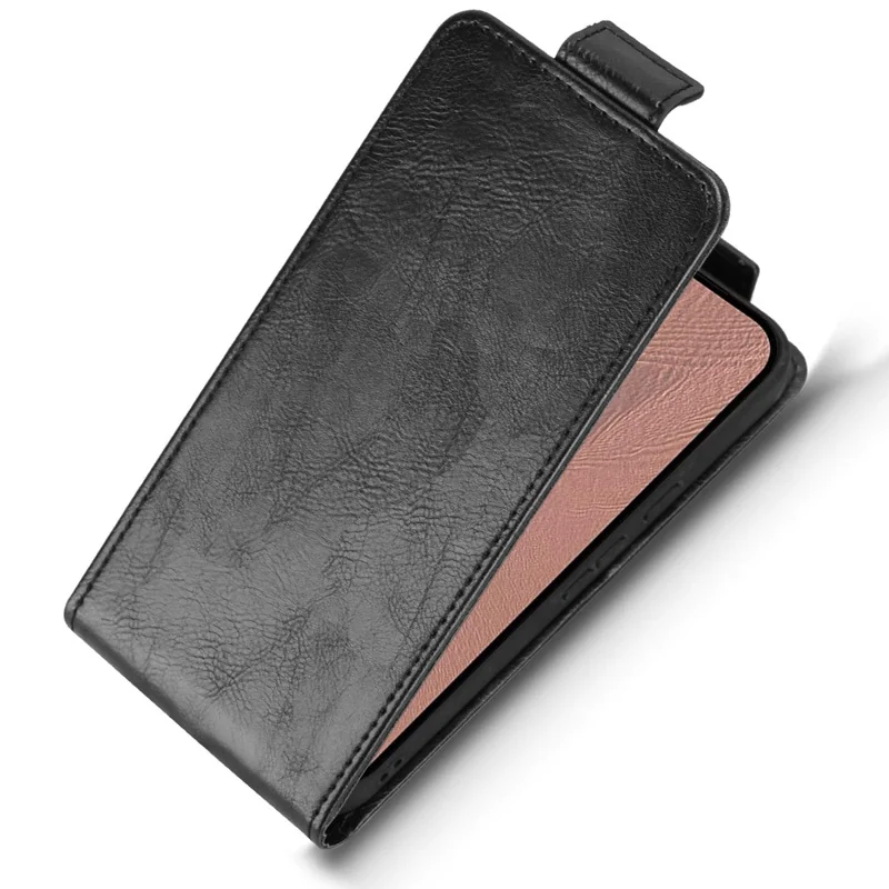 For Google Pixel 11 Pro  /  11 Stand Case Magnetic Clasp Vertical Flip Leather Phone Cover with Card Holder - Black