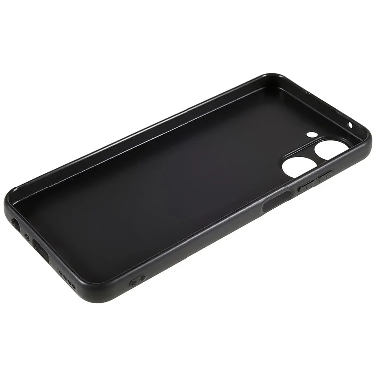 Для Realme 10 4G Anti-fingerprint Matte Flexible TPU Case Anti-scratch Mobile Phone Cover - Black