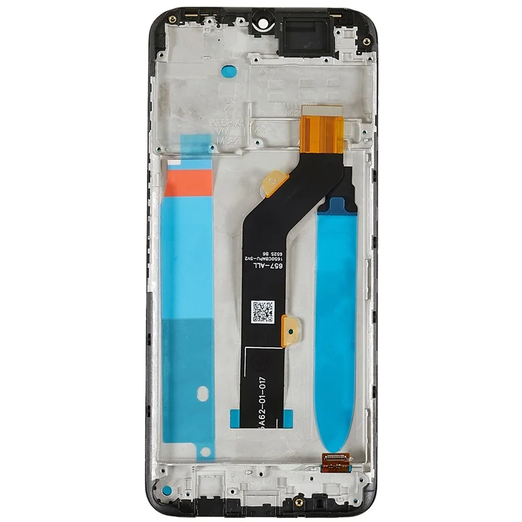 Für Tecno Spark 7T 4G KF6p Grade C LCD-Bildschirm und Digitizer-Baugruppe + Rahmenersatzteil (ohne Logo)