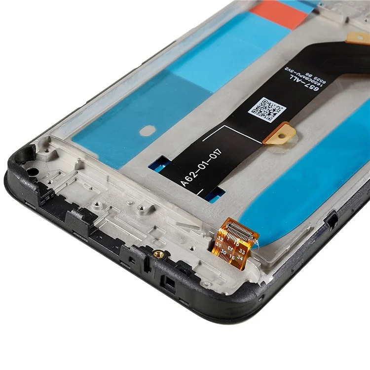 Für Tecno Spark 7T 4G KF6p Grade C LCD-Bildschirm und Digitizer-Baugruppe + Rahmenersatzteil (ohne Logo)