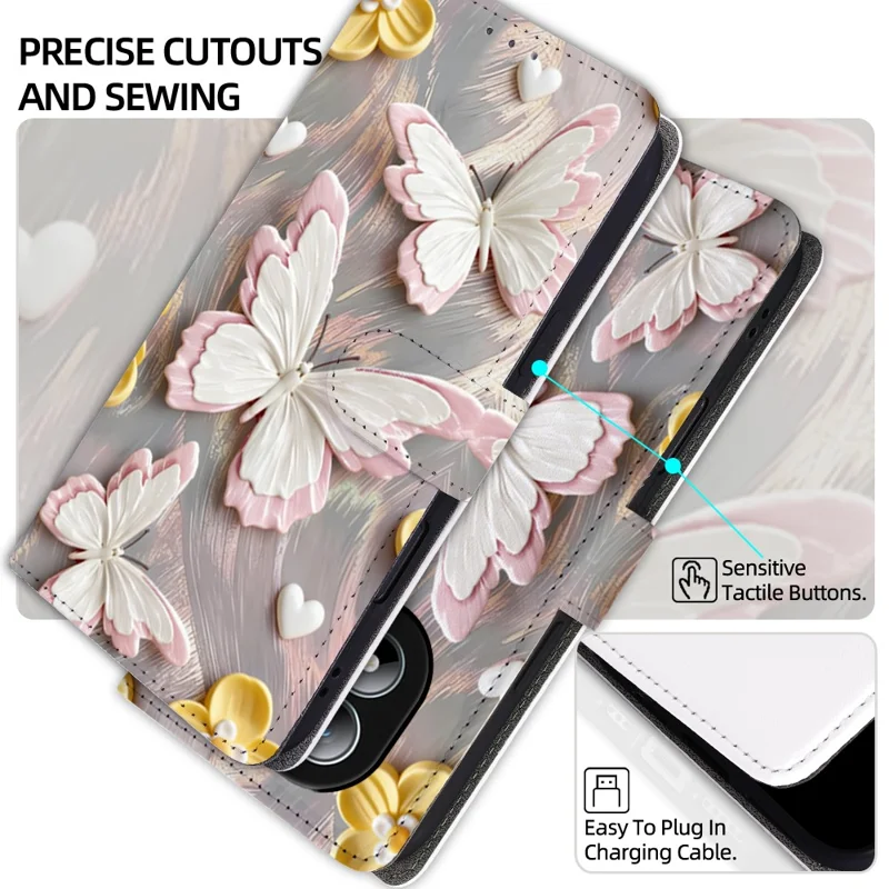 For Xiaomi Redmi Note 15 Pro+ 5G (Global) / Poco M8 Pro 5G Case Pattern Printed PU Leather Wallet Flip Phone Cover - QMFD0005