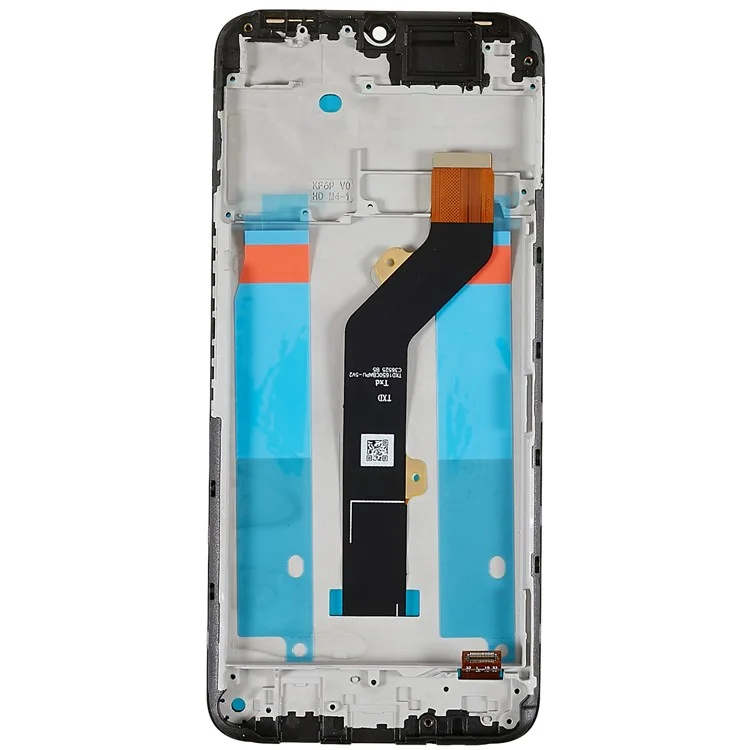 Für Tecno Spark 7 4G Grade C LCD-Bildschirm und Digitizer-Baugruppe + Rahmen-Ersatzteil (ohne Logo)