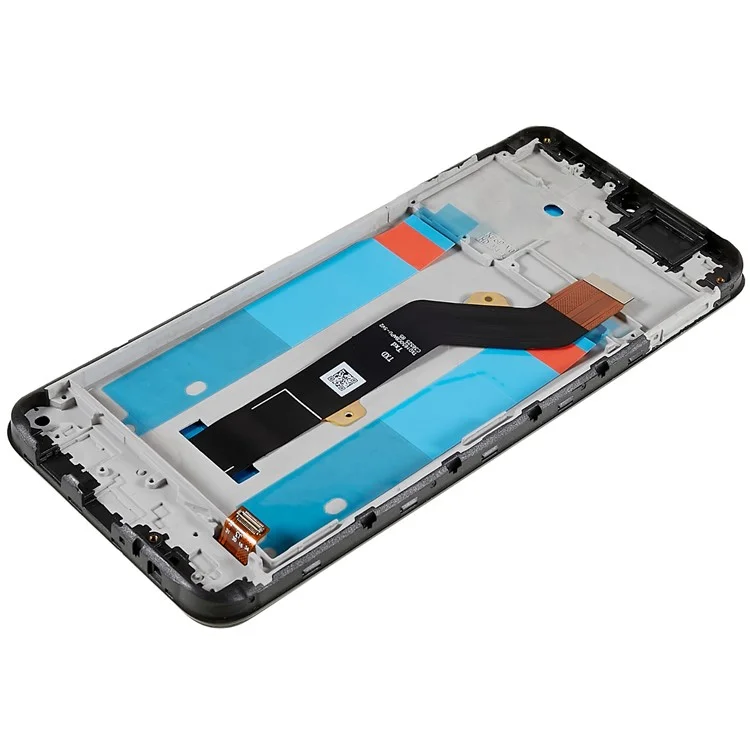 Für Tecno Spark 7 4G Grade C LCD-Bildschirm und Digitizer-Baugruppe + Rahmen-Ersatzteil (ohne Logo)