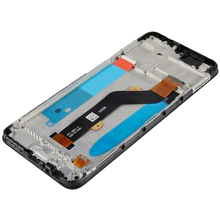 Für Tecno Spark 7P 2021 KF7J Grad C LCD-Bildschirm und Digitizer-Baugruppe + Rahmenersatzteil (ohne Logo)