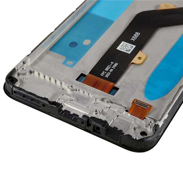 Für Tecno Spark 7P 2021 KF7J Grad C LCD-Bildschirm und Digitizer-Baugruppe + Rahmenersatzteil (ohne Logo)