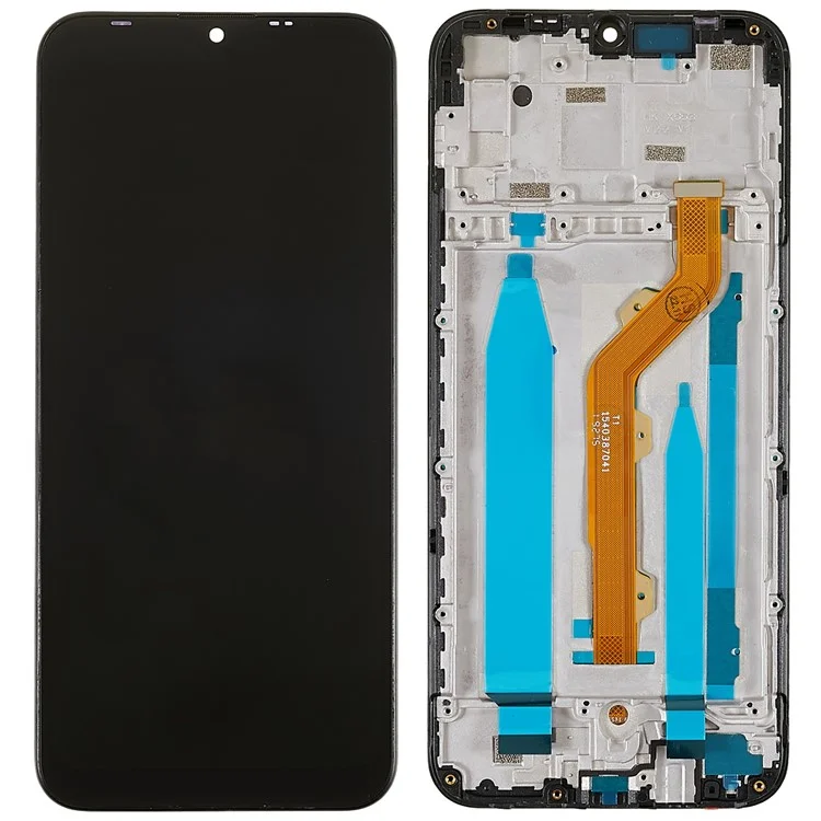 Para Infinix Smart 4 4G X653 Pantalla LCD y conjunto de digitalizador de Grado C + Pieza de repuesto de marco (sin logo)