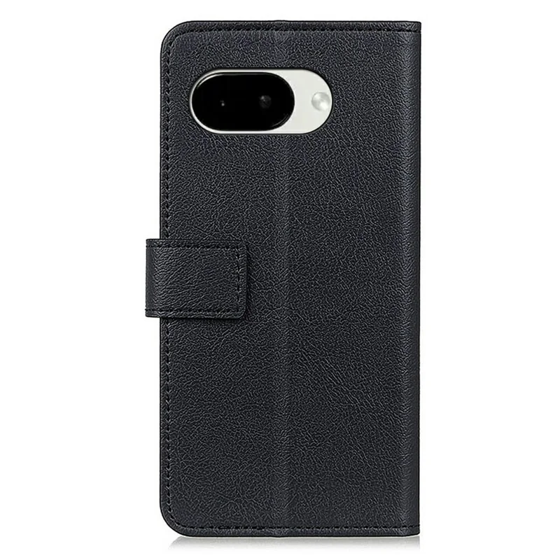 For Google Pixel 11a Case PU Leather Stand Wallet Phone Cover - Black