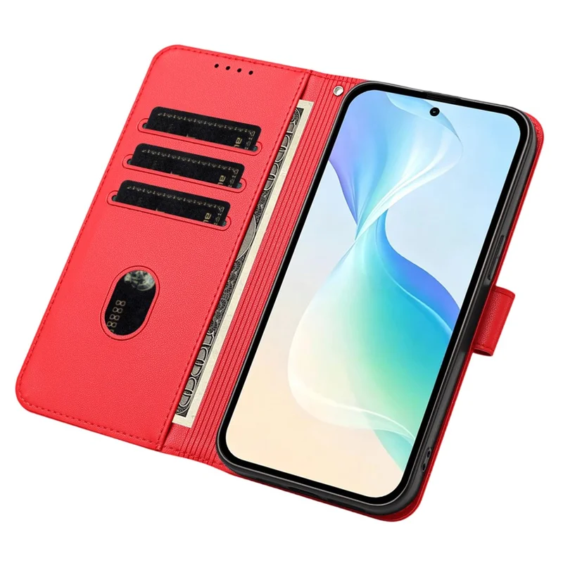 For Samsung Galaxy S27 Pro Case Cat Watering Plant Pattern PU Leather Wallet Stand Phone Cover - Red