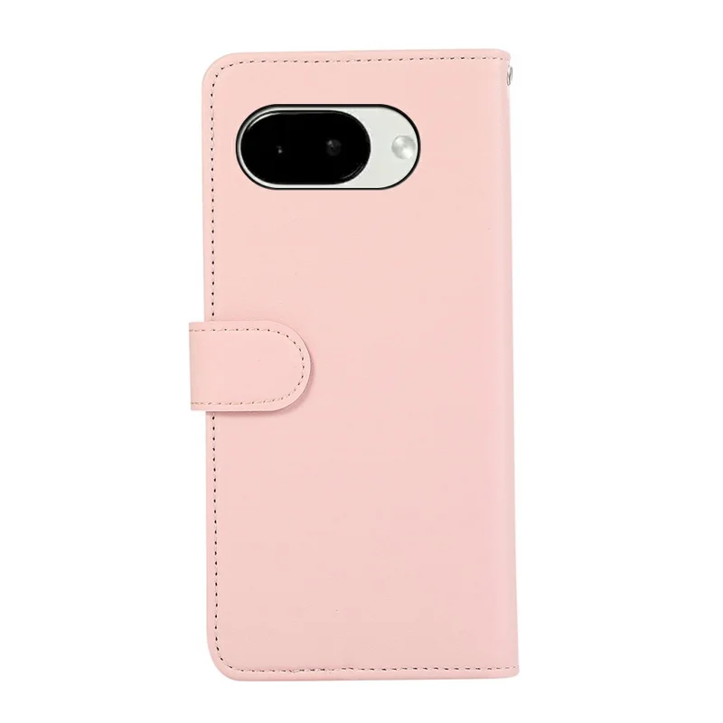 For Google Pixel 11a Case RFID Blocking Flip Leather Phone Cover - Pink