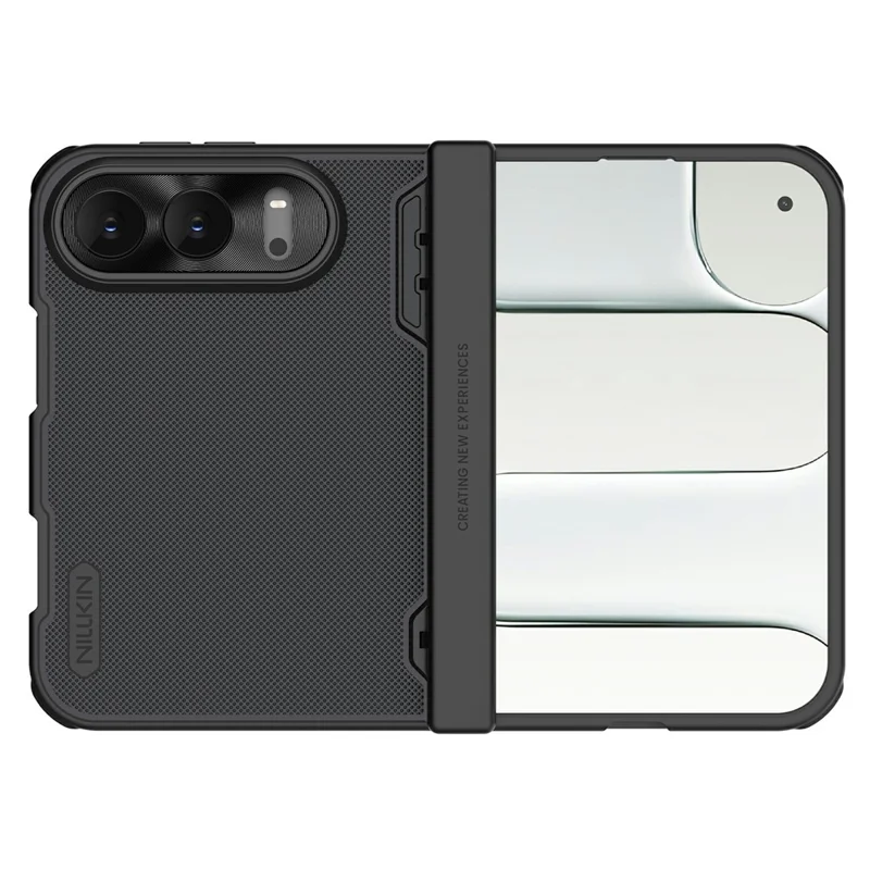 NILLKIN Super Frosted Shield Fold For iPhone Duo Magnetic Case PC Matte Phone Cover - Black