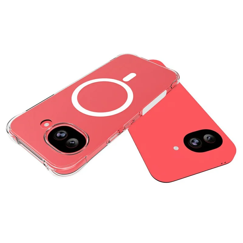 Compra al por mayor para funda magnética Google Pixel 11a, carcasa trasera transparente de TPU anti-caída