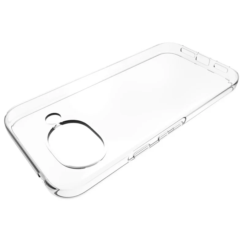 For Google Pixel 11a Case Watermark Resistant TPU Phone Back Cover - Transparent