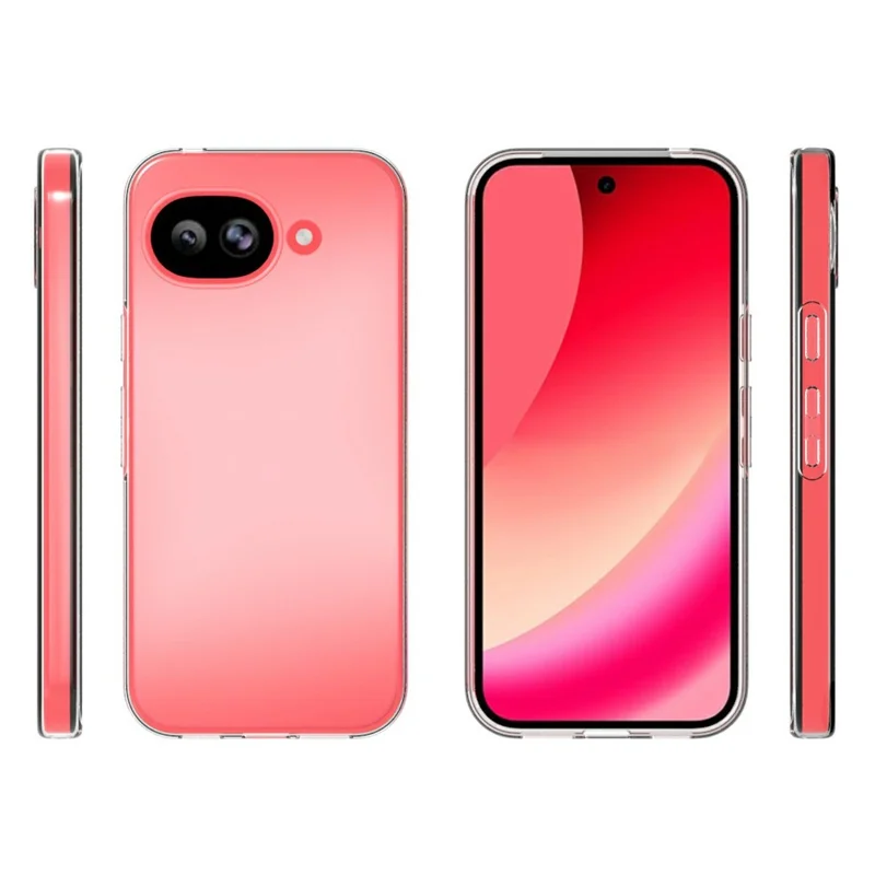 Acquisto all'ingrosso per custodia Google Pixel 11a, resistente alle impronte, in TPU, trasparente