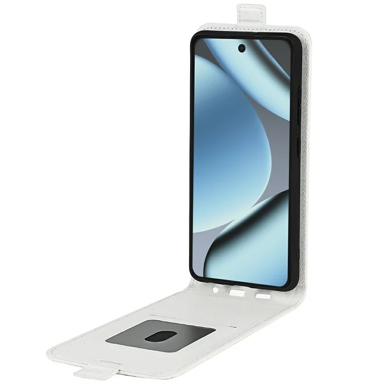 For Google Pixel 11 Pro Case with Card Slots Vertical Flip Leather Phone Cover - White