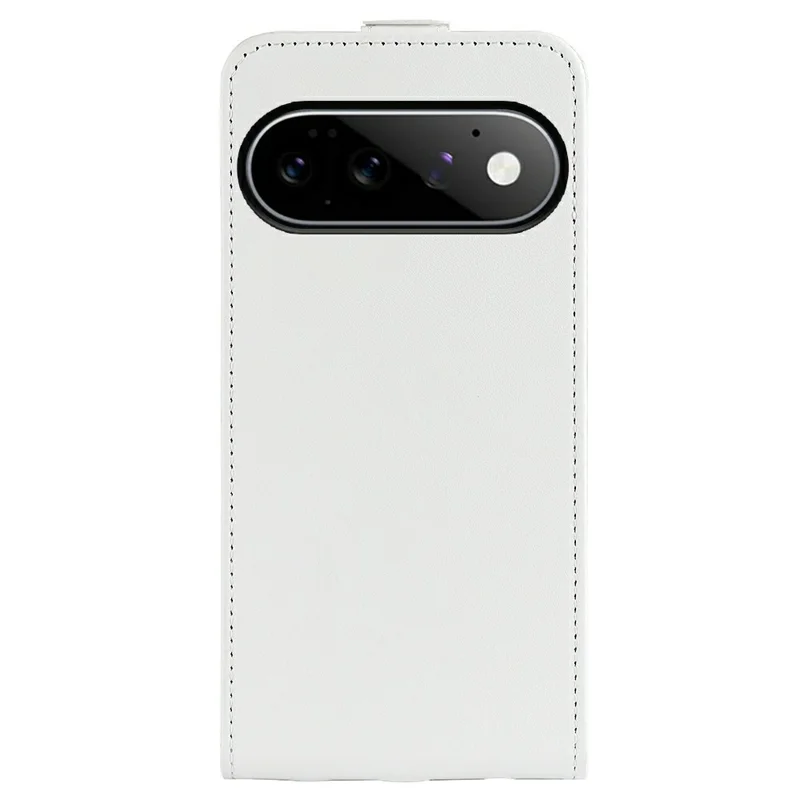 For Google Pixel 11 Pro Case with Card Slots Vertical Flip Leather Phone Cover - White