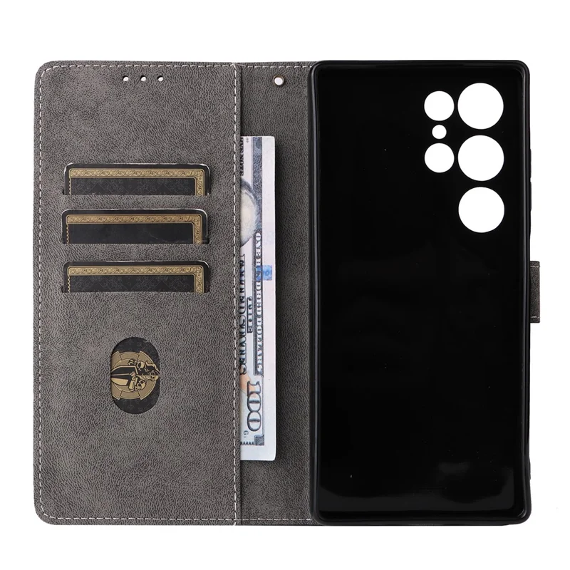 For Oukitel C66 Wallet Case RFID Blocking PU Leather Phone Cover Stand with Strap - Black