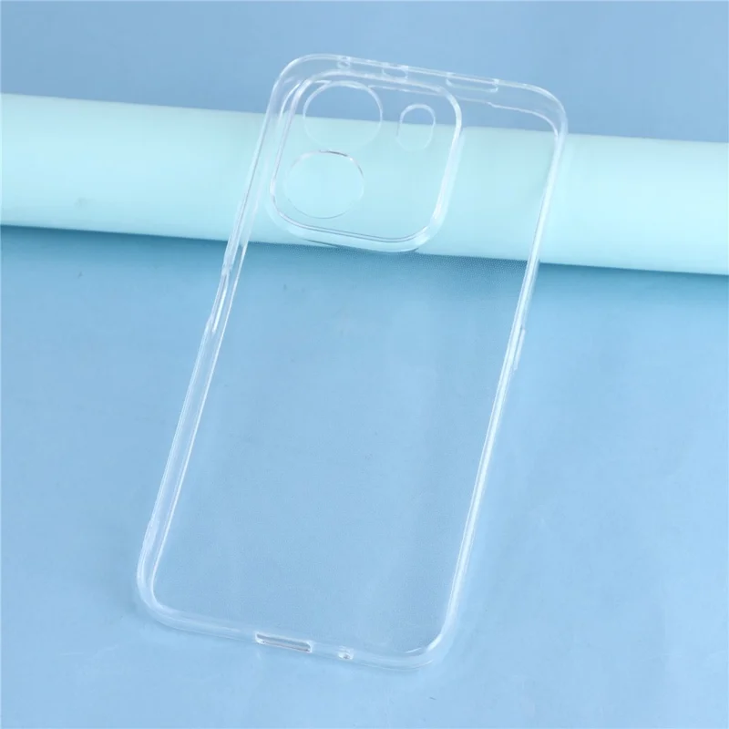 Funda transparente clara ultrafina flexible de TPU para detrás de Honor X7e 4G 4G - Transparente