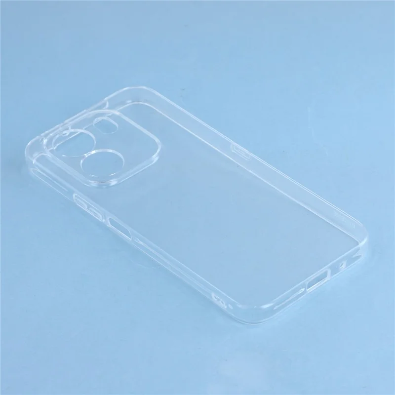 Funda transparente clara ultrafina flexible de TPU para detrás de Honor X7e 4G 4G - Transparente