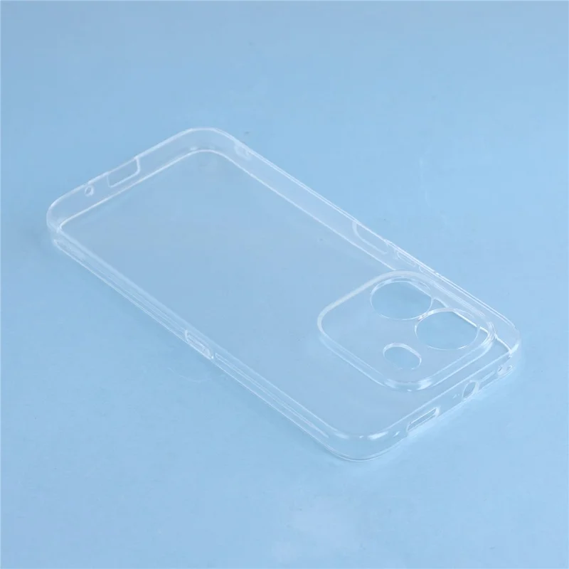 Funda transparente clara ultrafina flexible de TPU para detrás de Honor X7e 4G 4G - Transparente