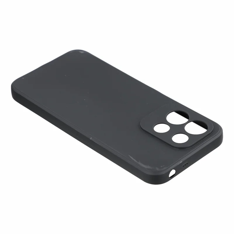 غطاء لهاتف Xiaomi Redmi 17 4G / 5G، قطع دقيق، حافة مستقيمة، غطاء واقي من مادة TPU مقاوم للصدمات - أسود