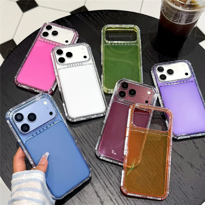 Für iPhone 18 Pro / 17 Pro Clear Case PC + TPU stoßfester Handyhülle - Transparent