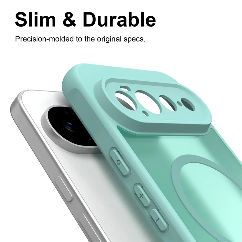 Bulk Purchasing for Google Pixel 11 Pro XL Magnetic Case Anti Drop Matte PC + TPU Phone Cover - Light Green