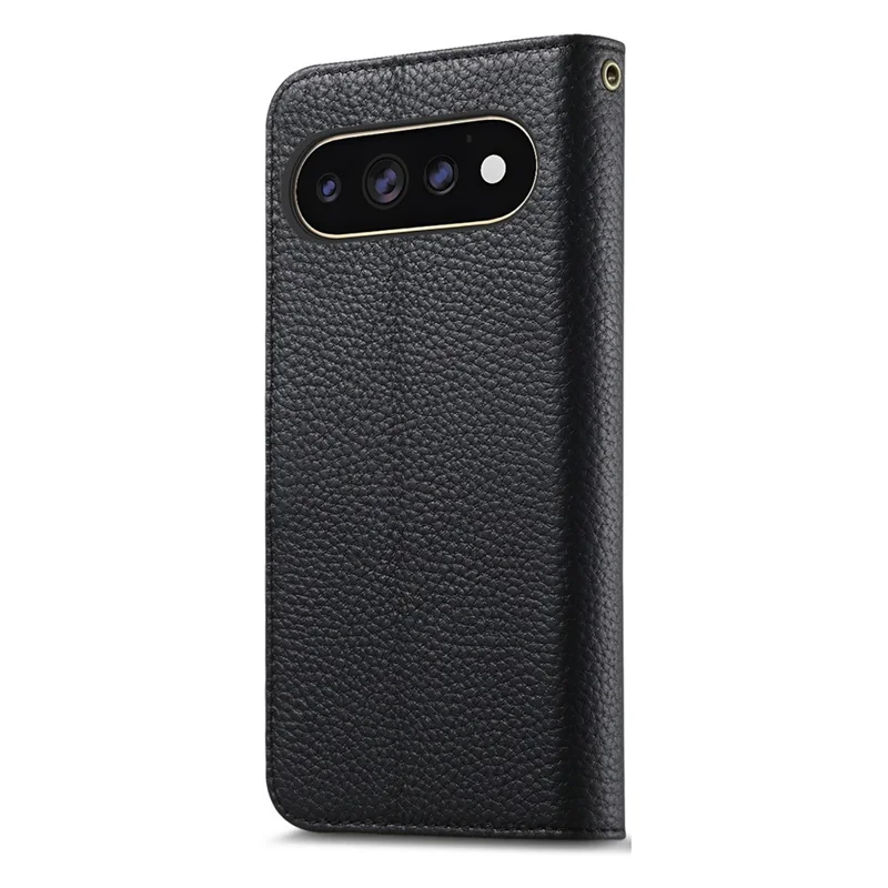 Til Google Pixel 11 Pro XL Etui med RFID-blokerende Wallet og Split-læder Telefonbeskyttelse - Sort