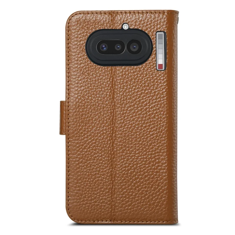 Чехол для Nothing Phone (4a) с RFID-защитой, кошелек, из искусственной кожи - Коричневый