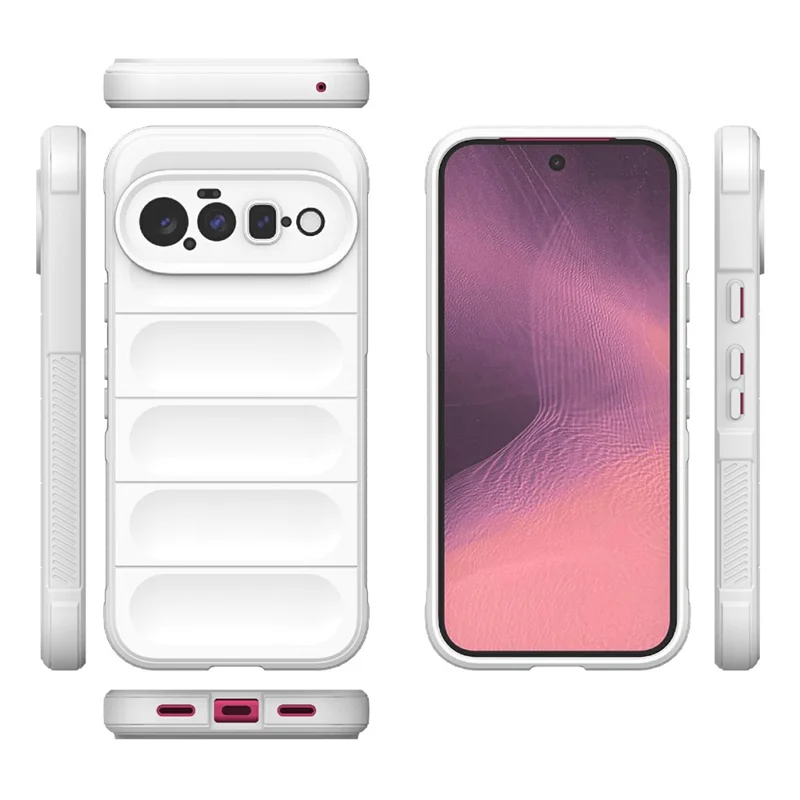 For Google Pixel 11 telefonbeskyttelse mod stød Blød TPU Robust bagside - Hvid