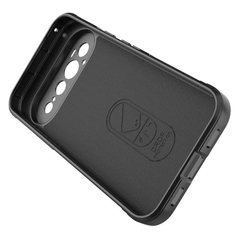 For Google Pixel 11 Pro XL Phone Case Anti-Drop Soft TPU Rugged Back Cover - Black