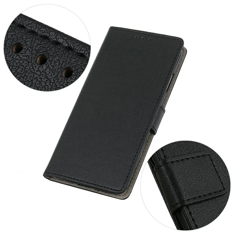 For Xiaomi Redmi Note 17 Pro Max 5G Case PU Leather Stand Wallet Phone Cover - Black